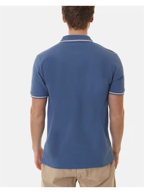 Polo Monterey in piquet di cotone elasticizzato con bordi a righe WOOLRICH | CFWOPO0066MRUT2556.3115